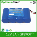 Rechargeable 12V 5ah LiFePO4 Battery